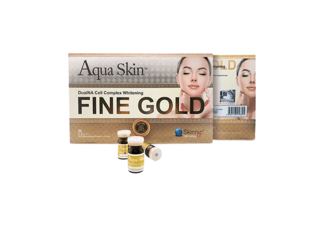 Aqua Skin Fine Gold Dualna Cell Complex Glutathione Skin Whitening Injection