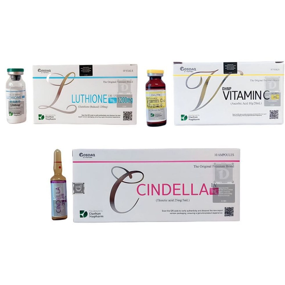 Cindella 1200mg Glutathione Injections Full Set