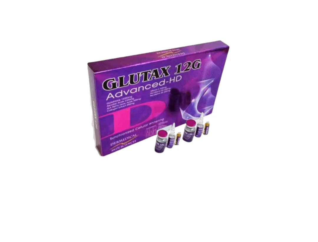Glutax 12G Advanced HD 6 Sessions Skin Whitening Glutathione Injection