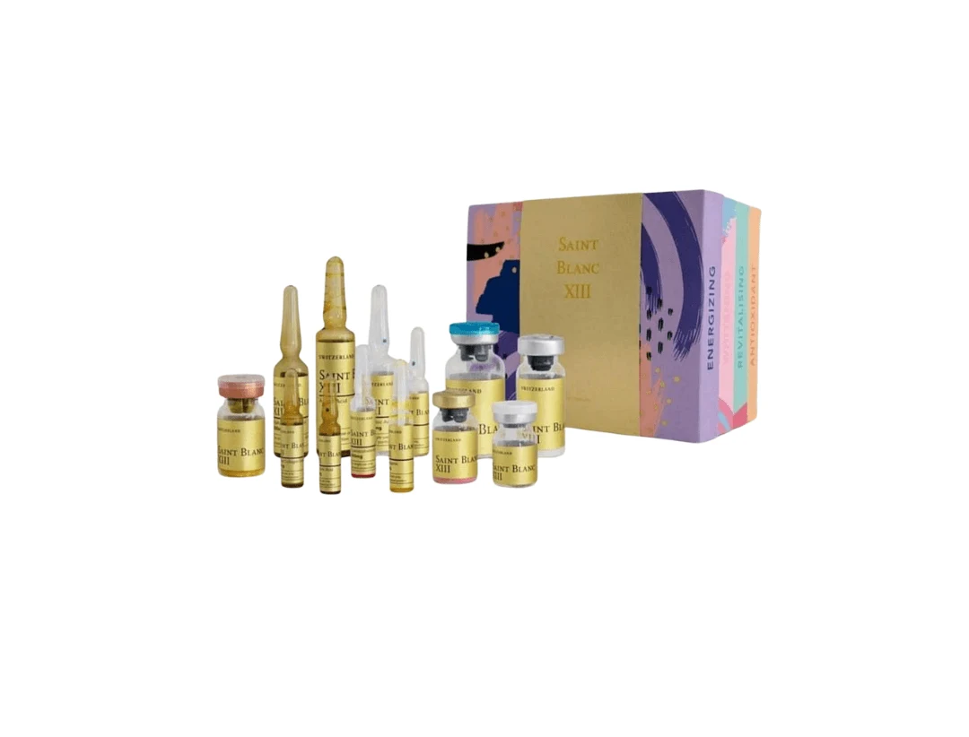 Saint Blanc XIII 90,000 Mg Glutathione Skin Whitening Injection - 4 Session - Switzerland