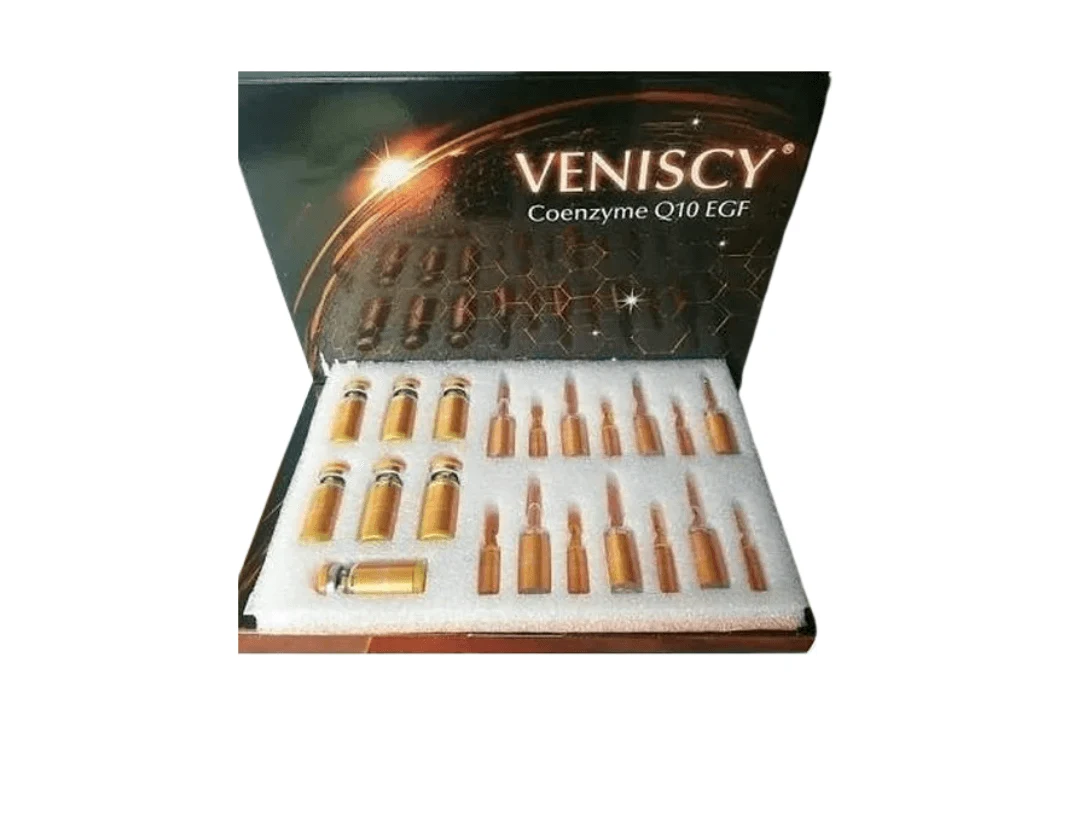 Veniscy Coenzyme Q10 EGF Glutathione Skin Whitening Injection
